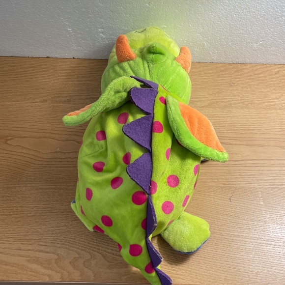 Flip a Zoo Imogen Dragon Flips to Persephone Unicorn Plush Reversible Toy Lg 20” - Picture 4 of 14